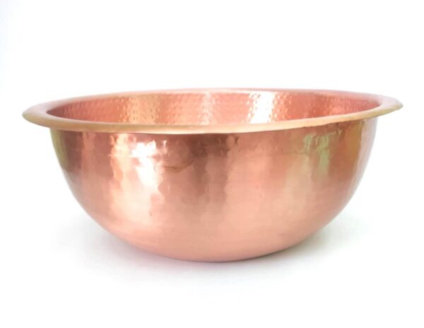 Pedicure Bowls || Copper Spa Pedicure Bath Bowl with Removable Foot Rest || Feet Warm Soaking Massage Tub || Spa Foot Bath Basin - Image 5