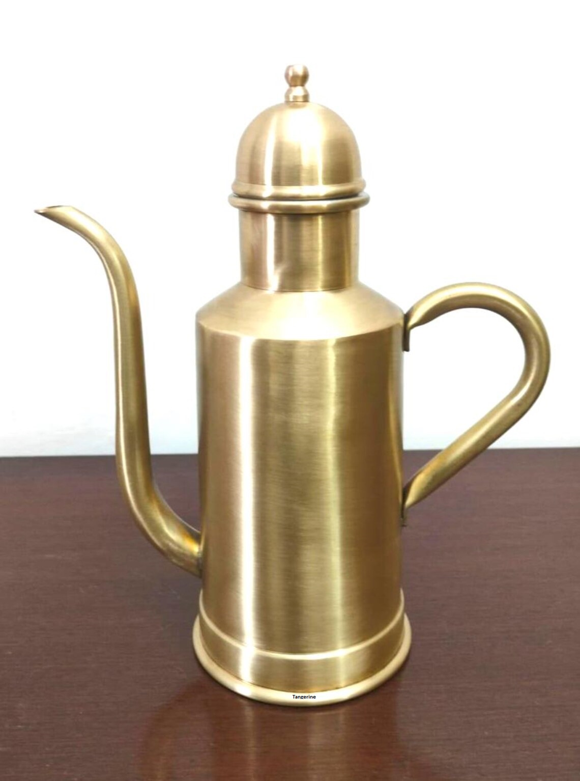 Oil Bottle / Brass Oil container / Olive Oil Dispenser / Oil Pot / Matt Finish Brass Oil Bottle – 650 ml