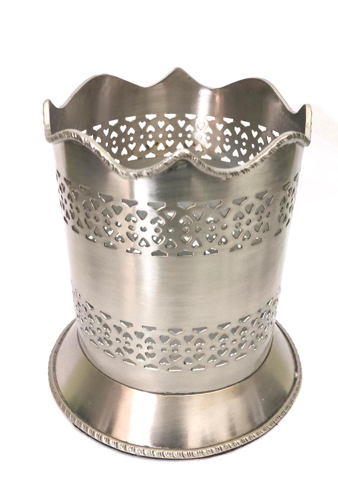 Elegant Silver Brass Wine Bottle Coaster | Brass Wine Holder – Wine Bottle Stand (Copy)