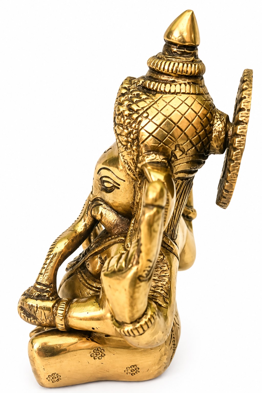 Lord Ganesha Statue | Antique Finish Ganesha Idol for Home Décor & Gifting - Image 5