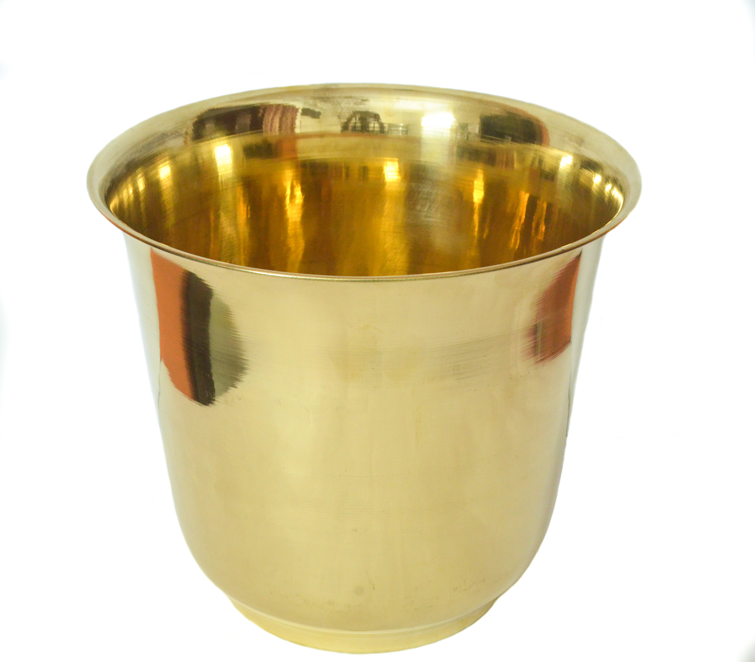 Brass Planter Set | Brass Plant Container | Decorative Flower Pot | Traditional Brass Planter for Home & Office Décor