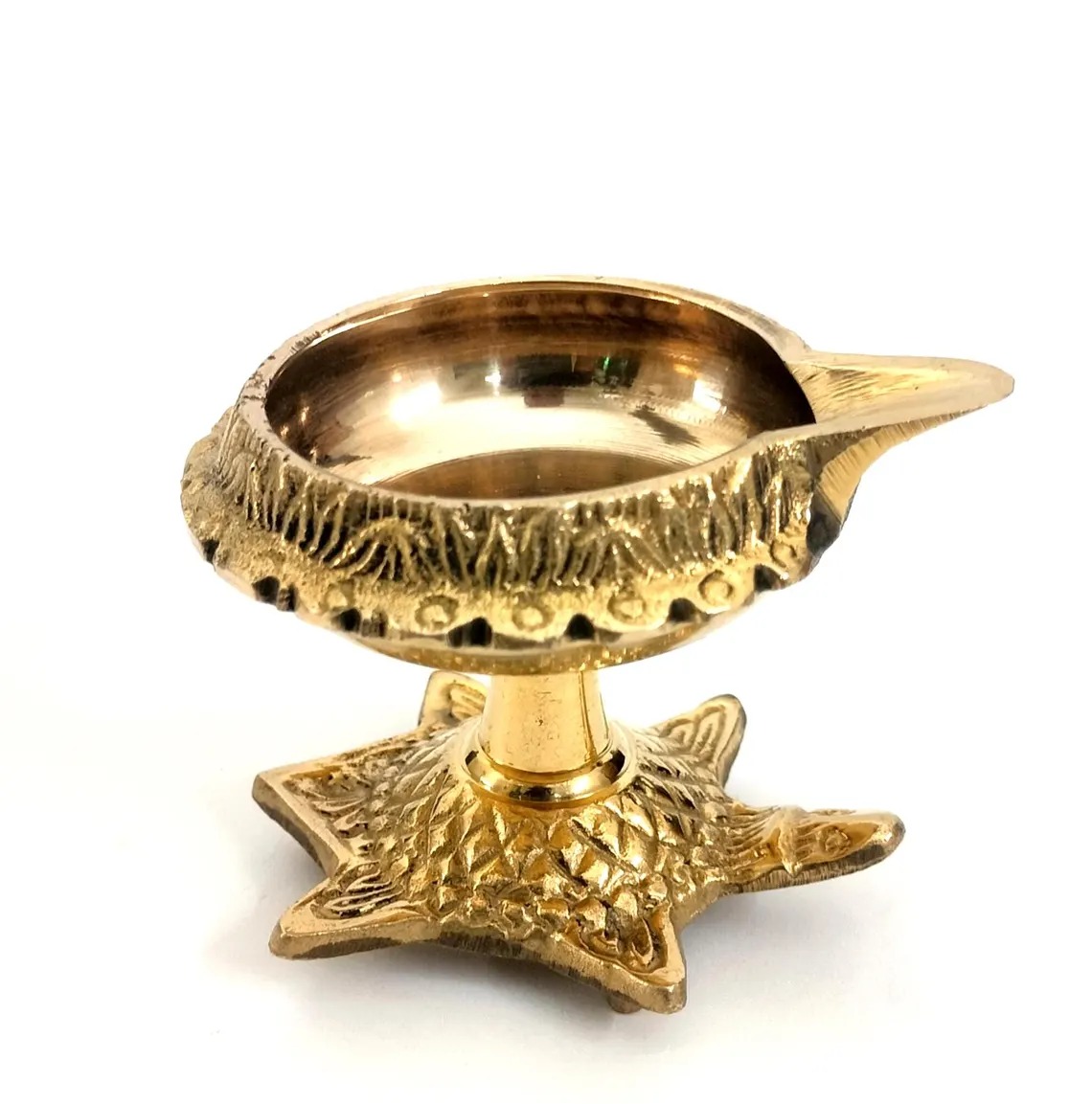 Brass Tortoise Kuber Oil Lamp (Diya) – Traditional Kuber Diya Pooja Deepam