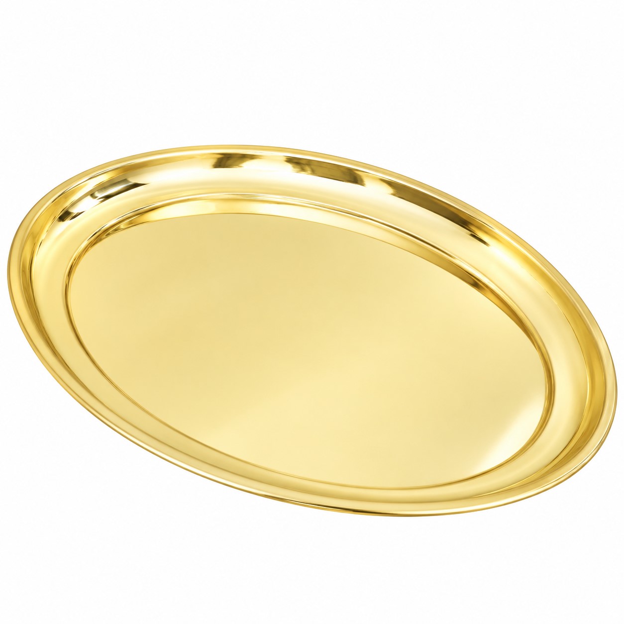 Brass Dinner Plate – 10 Inch | Plain Brass Puja Thali | Traditional Indian Dining & Pooja Tableware- set of 2 - Image 4